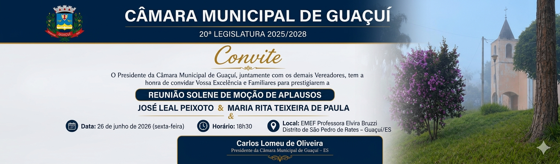 Imagem da notícia: REUNIÃO SOLENE DE MOÇÃO DE APLAUSOS NO DISTRITO DE SÃO PEDRO.2026